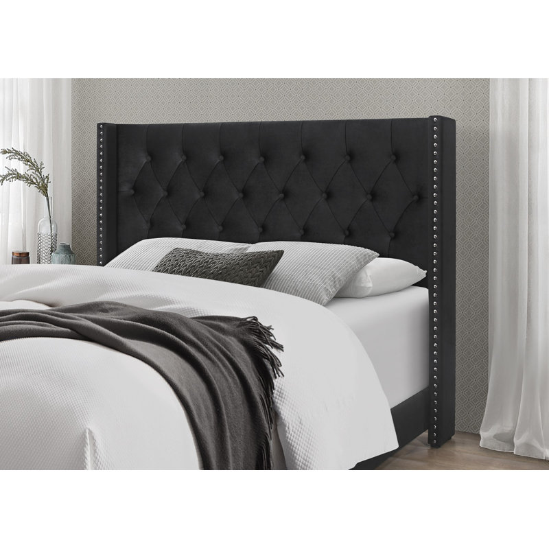 Andover Mills™ Sanders Upholstered Low Profile Standard Bed & Reviews Wayfair